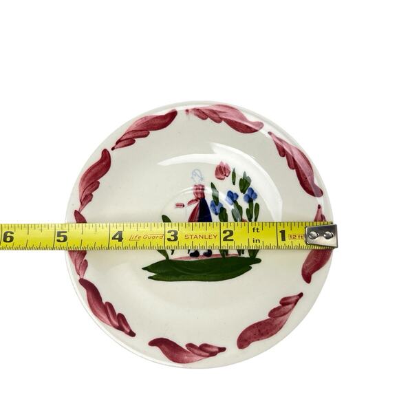 Demitasse Cup & Saucer Set PV France Peasant Village PVF14 Porcelain Collection - Picture 11 of 14